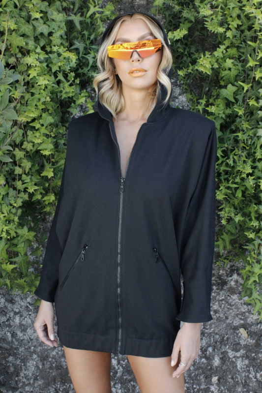 VESTIDO/HOODIE "BATSLEEVE"