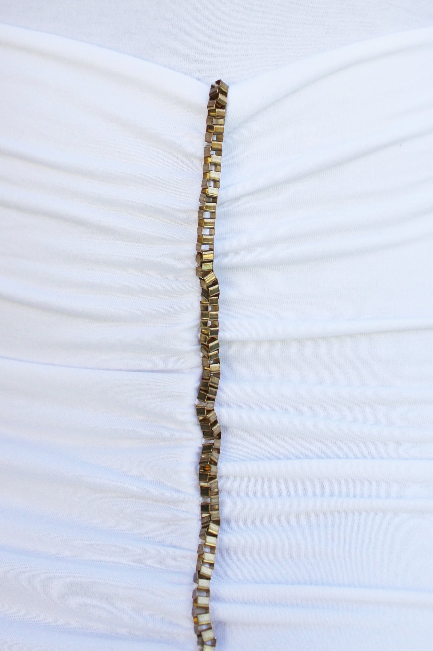 Glenda White Asymetric Dress