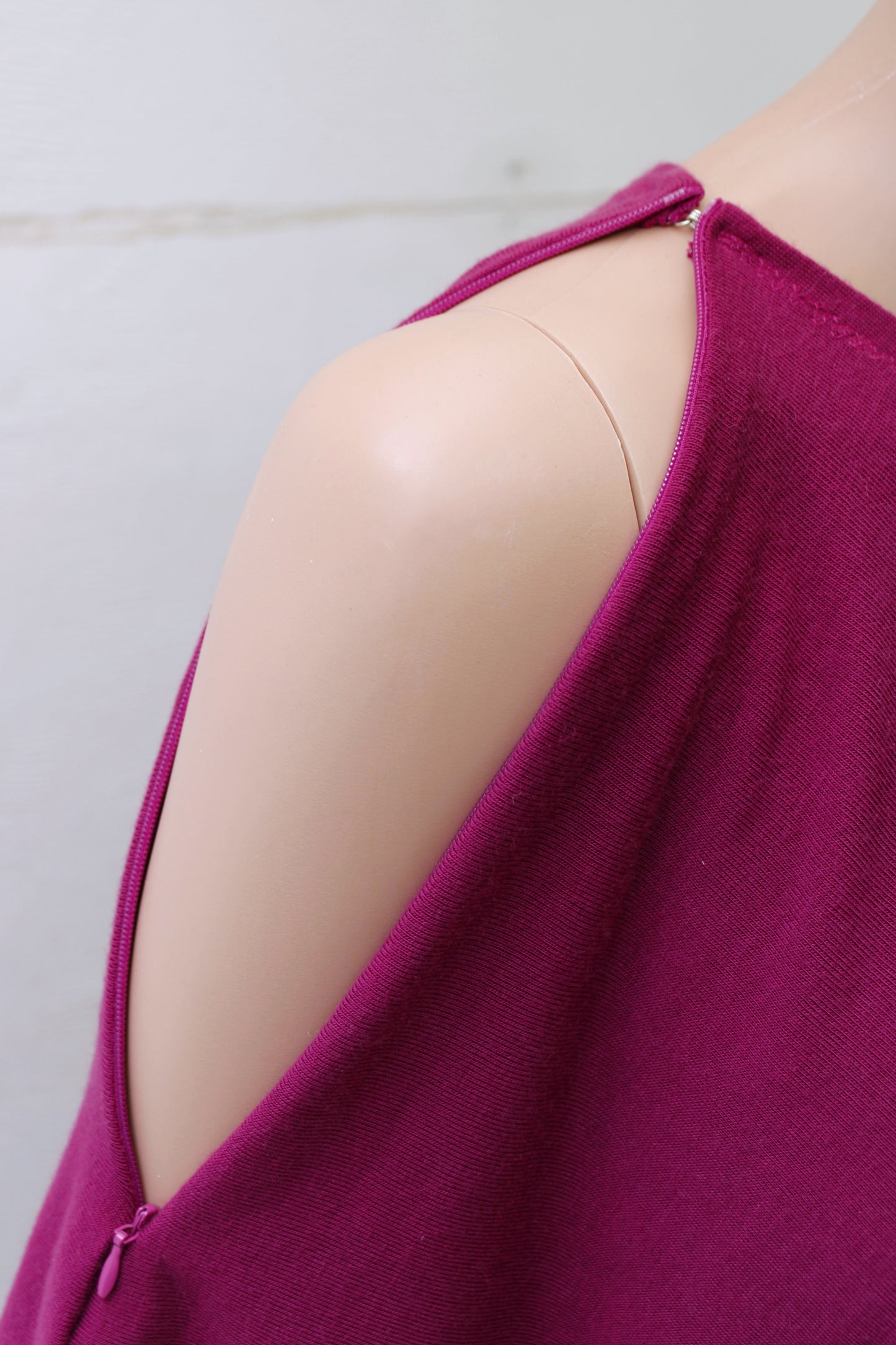 ASYMETRIC MAGENTA MINI/MIDI VESTIDO TRANSFORMABLE