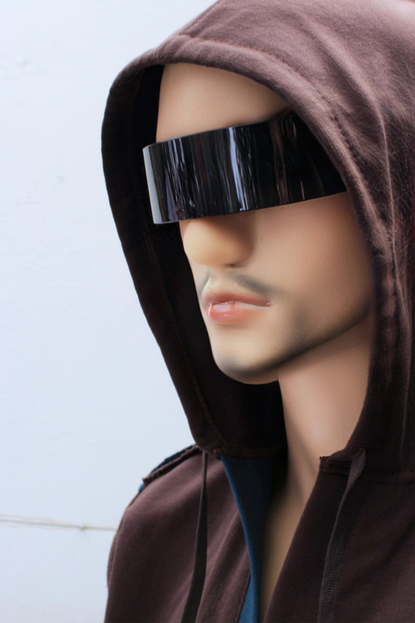 "SLEEVELESS" TUNIC HOODIE ( Choco/Petr )