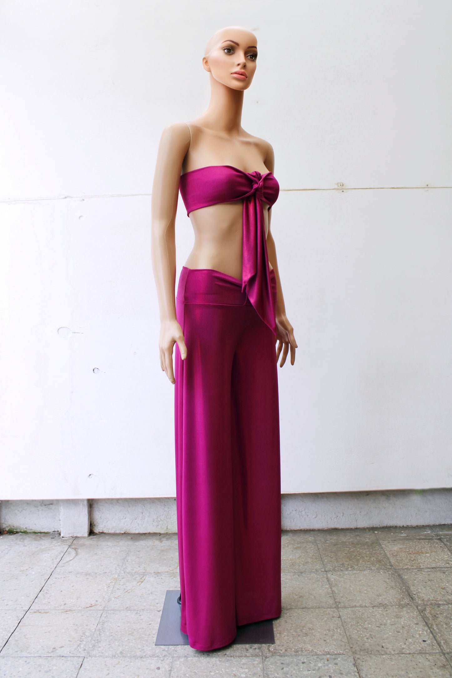 PALAZZO + BANDEAU MAGENTA KILL