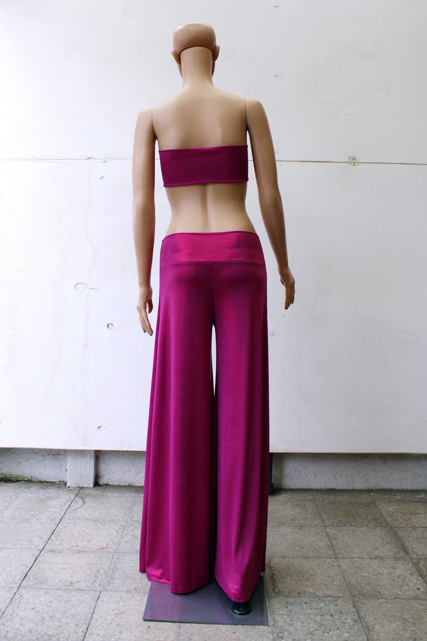 PALAZZO + BANDEAU MAGENTA KILL