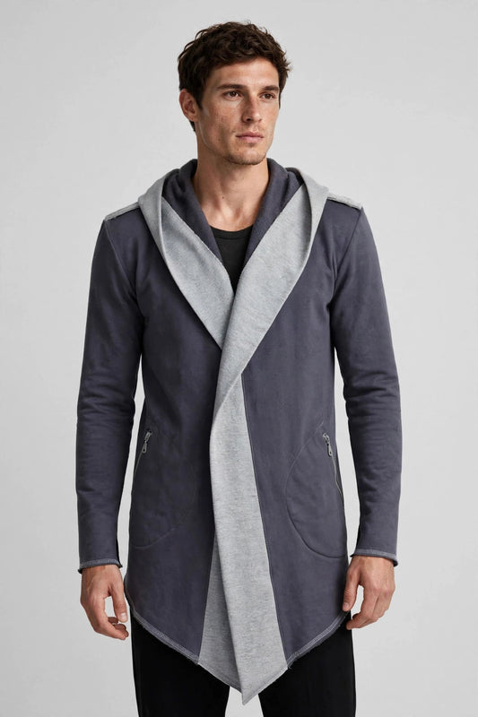 HOODIE " DYSTOPIC " 2.0 ( Acero )
