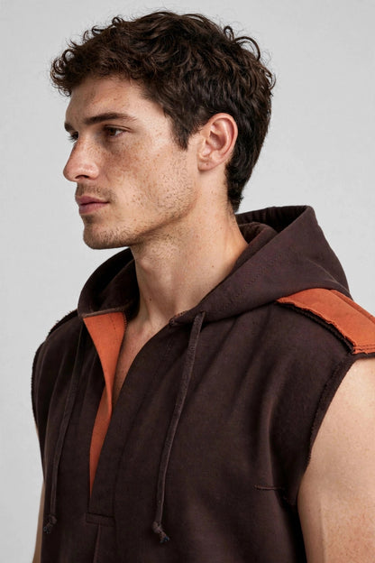 Tunic BOXY Hoodie (Choco/Terra)