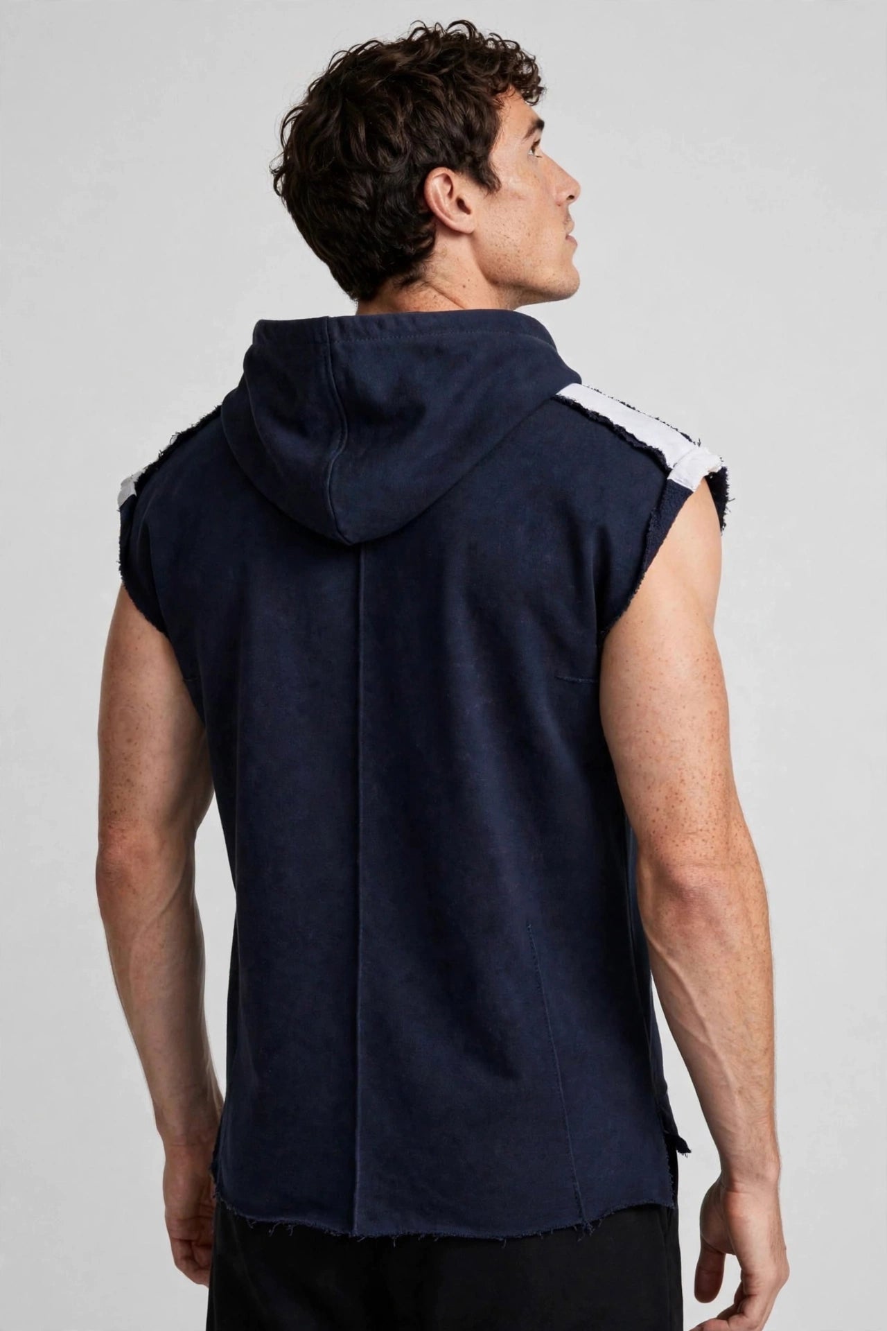 Tunic BOXY Hoodie (Navy/White)