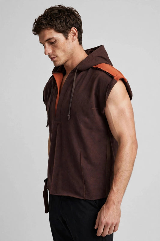 Tunic BOXY Hoodie (Choco/Terra)