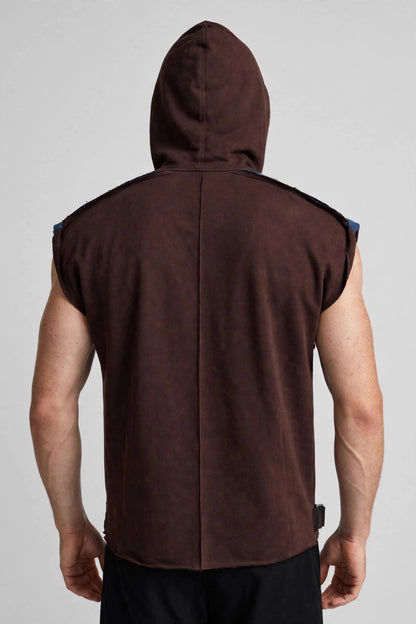 Tunic BOXY Hoodie (Choco/Blue)