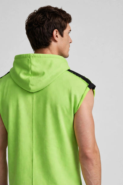 Tunic BOXY Hoodie (Green/Black)
