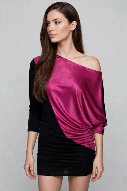 Minivestido DOUBLE TROUBLE (PinkShine)