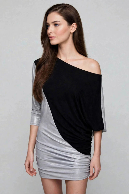 Minivestido DOUBLE TROUBLE (SilverShine)