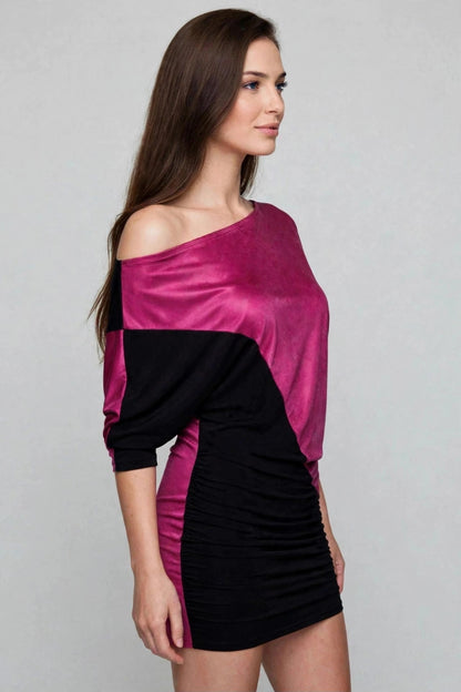 Minivestido DOUBLE TROUBLE (PinkShine)