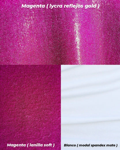 PALAZZO + BANDEAU MAGENTA KILL
