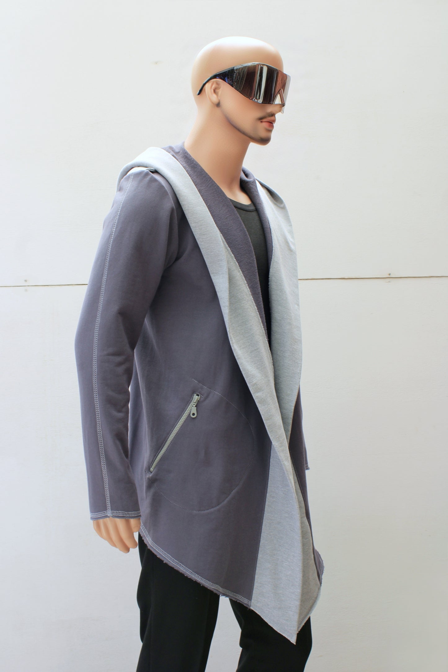 HOODIE " DYSTOPIC " 2.0 ( Acero )