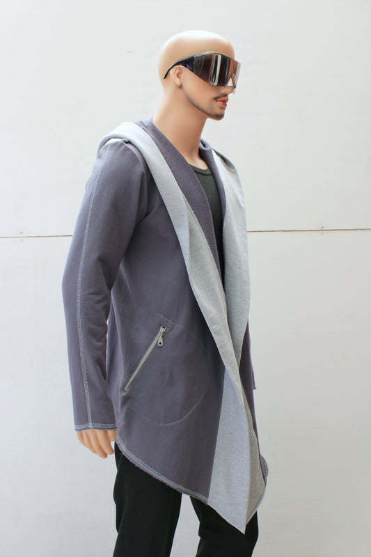 HOODIE " DYSTOPIC " 2.0 ( Acero )