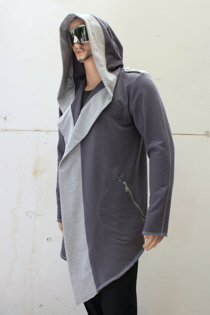 HOODIE " DYSTOPIC " 2.0 ( Acero )