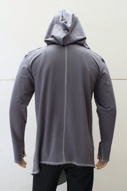 HOODIE " DYSTOPIC " 2.0 ( Acero )
