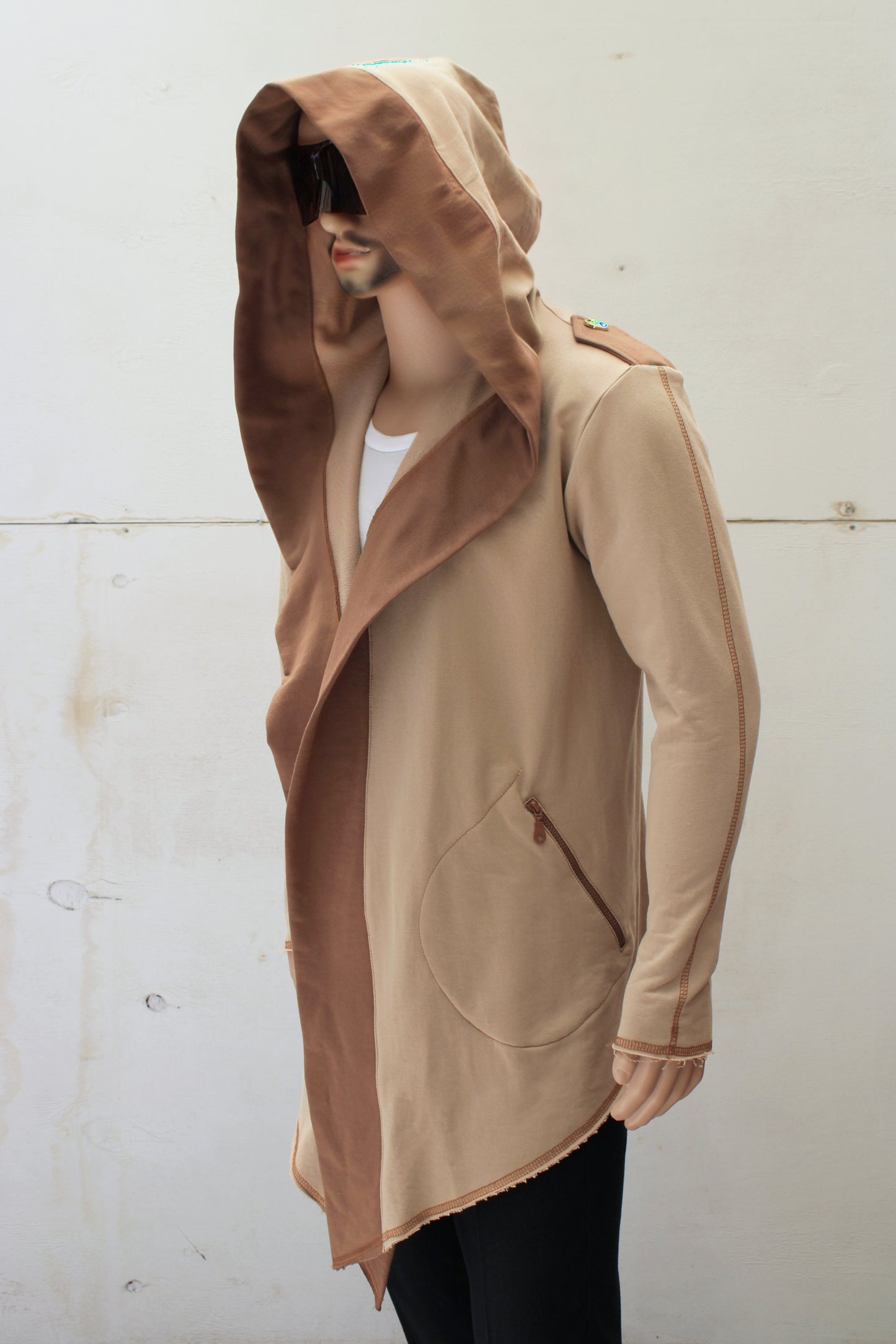 HOODIE " DYSTOPIC " 2.0 ( Beige )