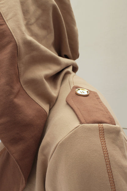 HOODIE " DYSTOPIC " 2.0 ( Beige )