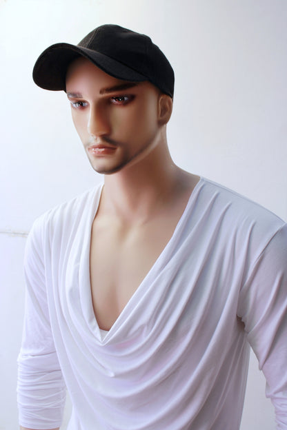 T-SHIRT "ASYMETRIC"  ( White Long Sleeve )