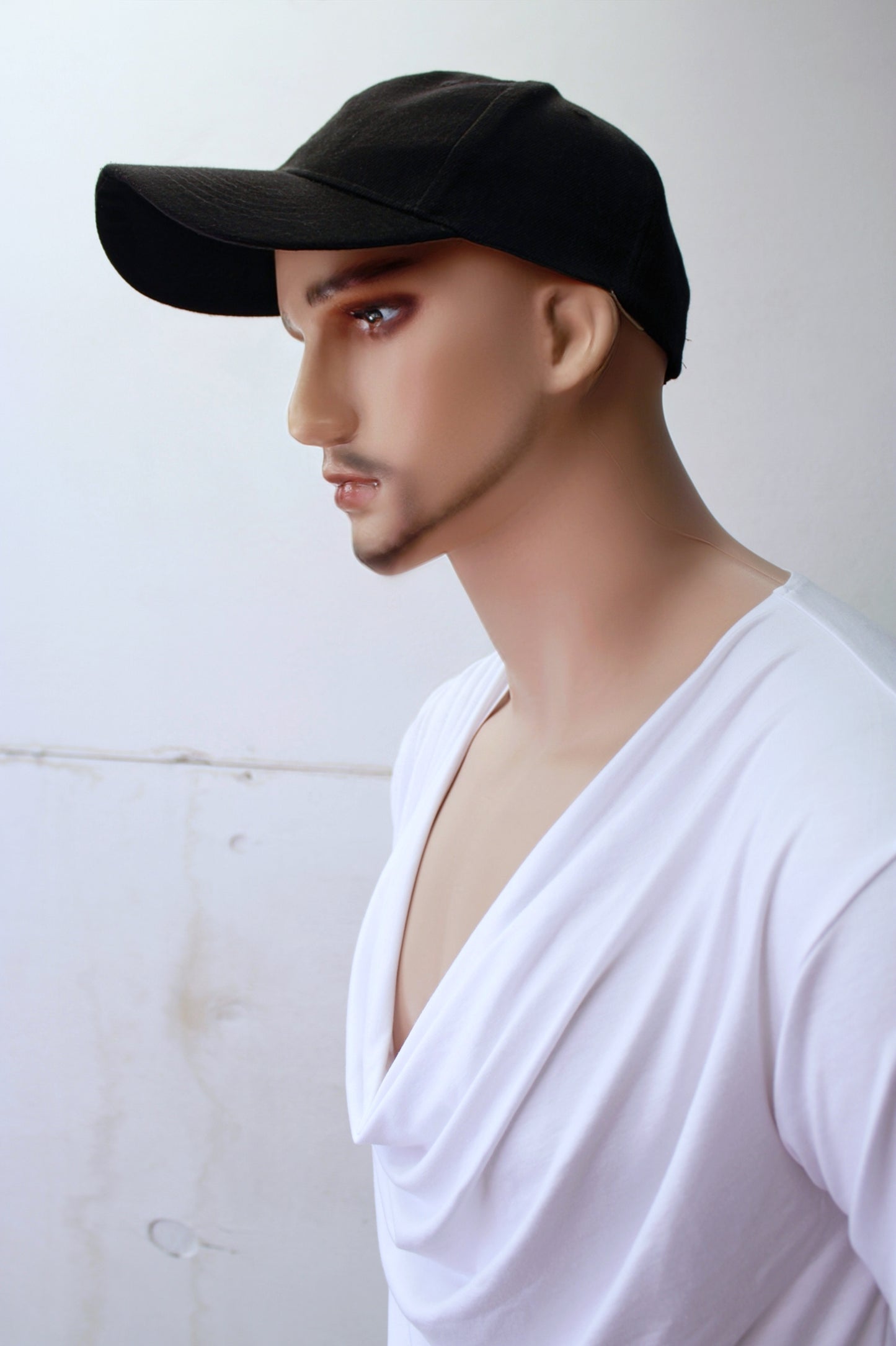 T-SHIRT "ASYMETRIC"  ( White Long Sleeve )