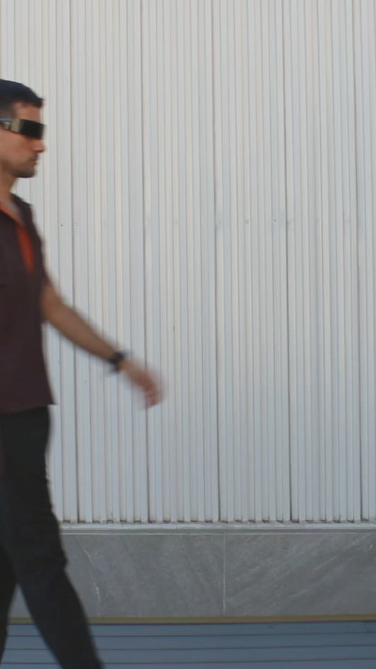 "SLEEVELESS" TUNIC HOODIE ( Choco/Terra )