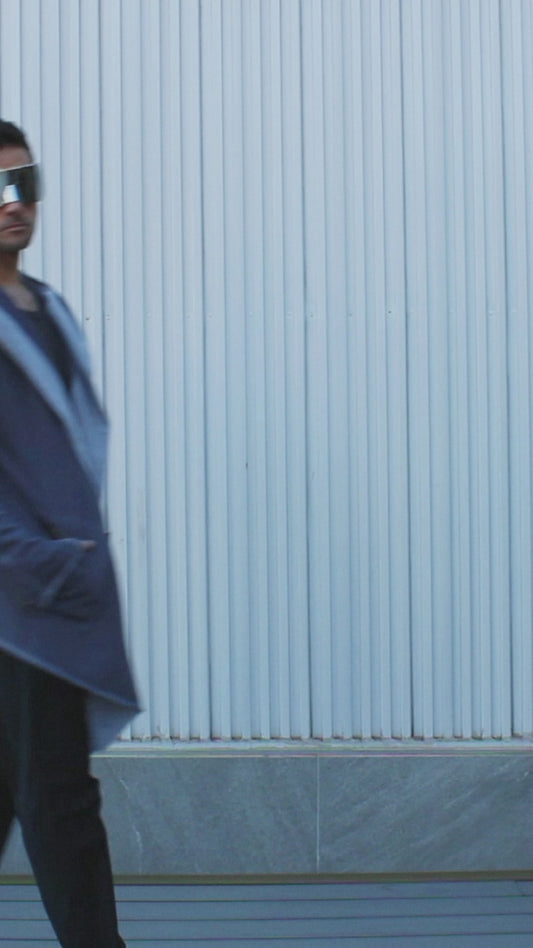 HOODIE " DYSTOPIC " 2.0 ( Acero )