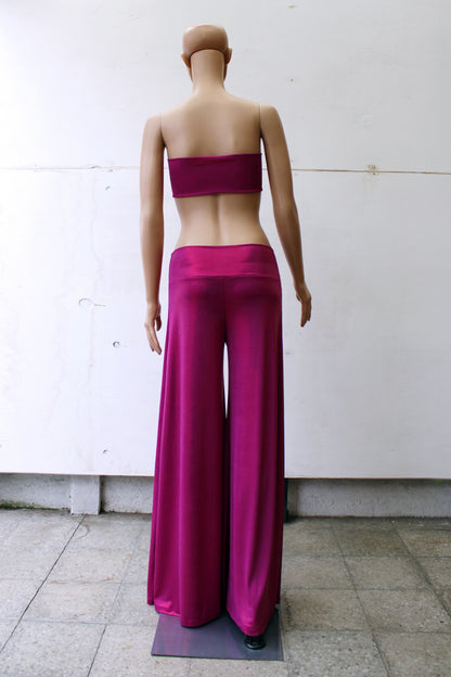 PALAZZO + BANDEAU MAGENTA KILL